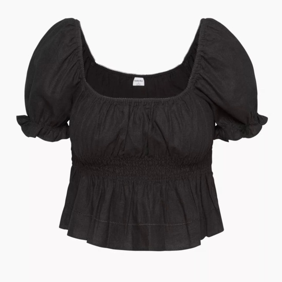 [SOLD] NWOT Aritzia Sunday Best Janis Linen Top - Picture 1 of 10